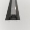Listwa aluminiowa - łączeniowa z korytem na Led nr. 5512, CZARNY, 3 m - obrazek 8