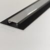 Listwa aluminiowa - łączeniowa z korytem na Led nr. 5512, CZARNY, 3 m