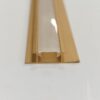 Listwa aluminiowa - łączeniowa z korytem na Led nr. 5512, ZŁOTY, 3 m - obrazek 5